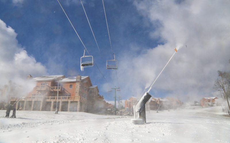 Snowmaking begins for the 2018-19 winter season